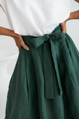 Tulliah Linen Skirt