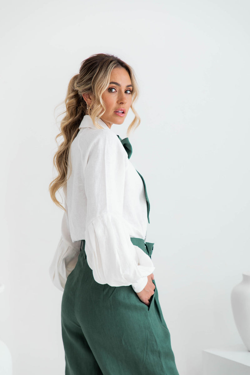 Grace Linen Blouse